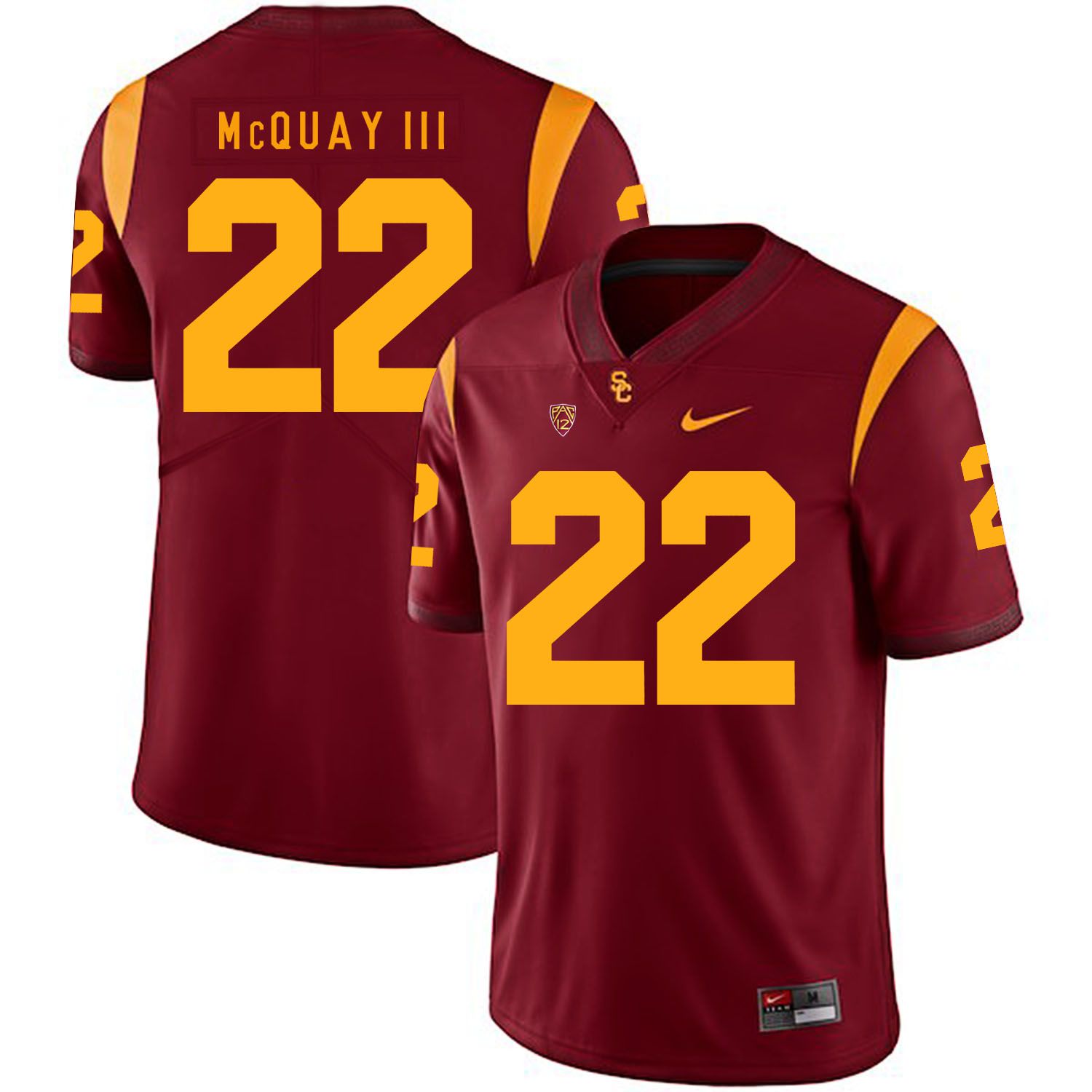 Men USC Trojans 22 Mcquay iii Red Customized NCAA Jerseys